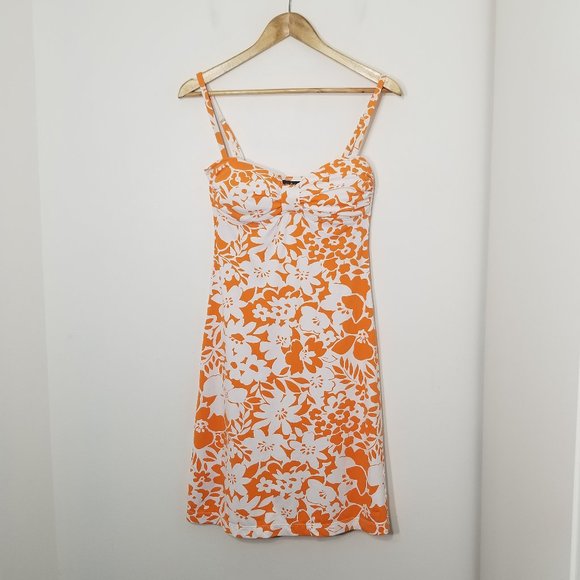 Tommy Bahama Other - Tommy Bahama | Orange Floral Swim Cover Dress XS